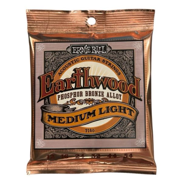 WhatsApp Image 2025-08-12 at 15.05.16 (1) Encordado Ernie Ball Earthwood Phosphor Bronze Alloy — Medium Light (2146) – Calibre .012–.054