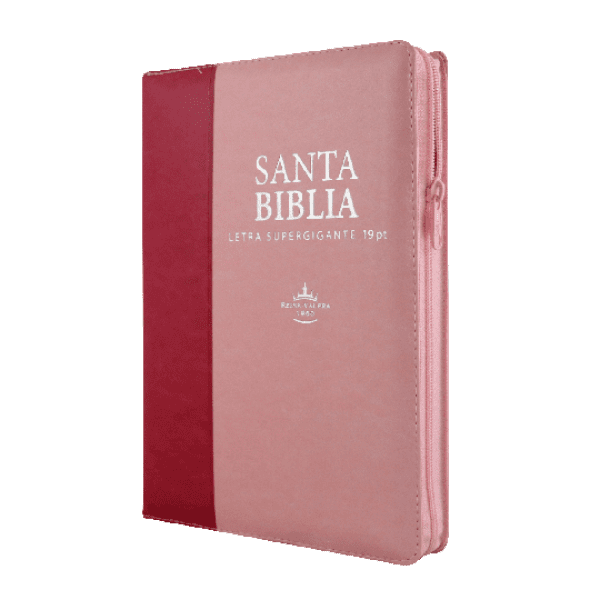 Santa Biblia Letra Super Gigante 19 Pt Con Cierre