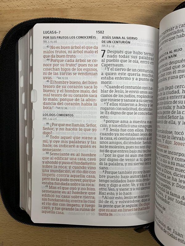 Biblia RVR 1960 Letra Gigante Tamaño Manual con Cierre