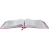 Santa Biblia Letra Super Gigante Rosada Tapa Flexible