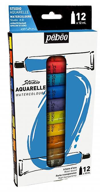 1562275320_max Set de Acuarelas Pebeo Studio 12 Colores de 12 ml