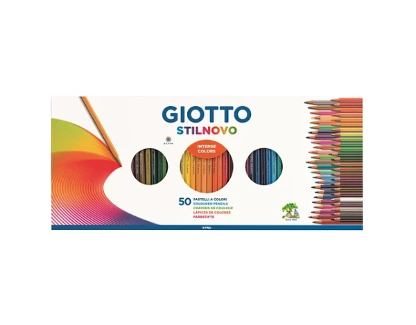 Set de 50 Lápices de Colores Giotto STILNOVO