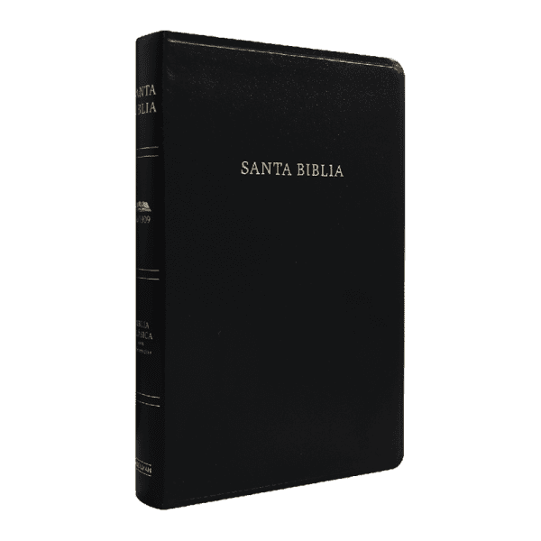 Biblia RV1909 Imitación Piel Negra Letra 11 Pt.