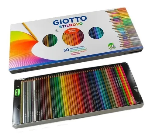 Set de 50 Lápices de Colores Giotto STILNOVO