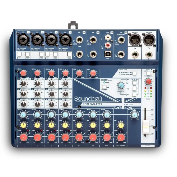 Mixer Pasiva Soundcraft Notepad‑12FX