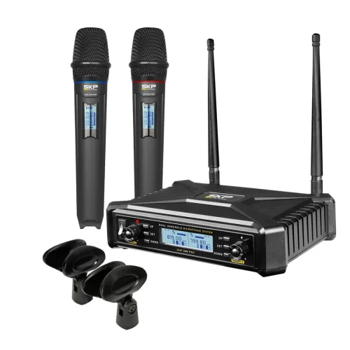 Micrófono Inalámbrico SKP UHF 600 PRO