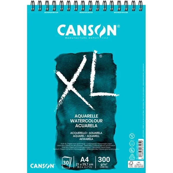 Block Canson XL Aquarelle A4 300 g