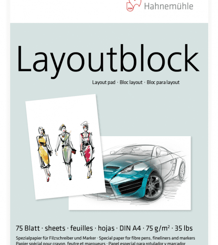 Block Especial Para Marcadores Layoutblock A4 Hahnemühle