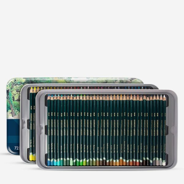gdpa72 Estuche Metálico Derwent Artists 72 Lápices De Colores