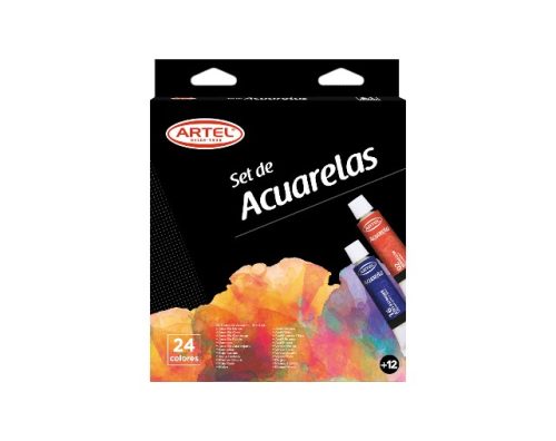 Set de Acrílicos Artel 24 Colores de 12 ml