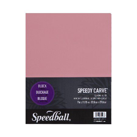 imagen_2025-12-04_120624157 (14) Bloque De Grabado Speedy-Carve Rosa Speedball 22,8 × 29,8 cm.