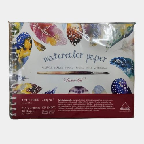 Block Watercolor Paper Favini Art  240 G. 30 Hojas