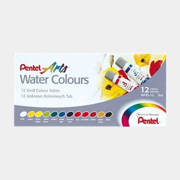 Set de Acuarelas Pentel Arts Water Colours 24 Colores de 5 ml