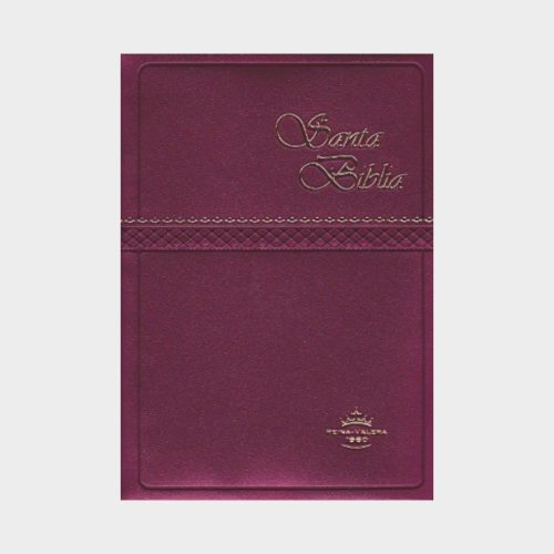 Biblia Reina‑Valera 1960 Bolsillo Vinil Vino