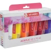 talens-art-creation-acrylic-colour-set-12-x-75-ml-831082 (1) Set de Acrílicos Talens Art Creation 12 Colores de 75 ml