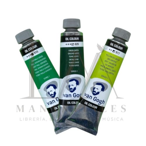 Tubo de Pintura al Óleo de 40 ml Van gogh - Tonos Verdes