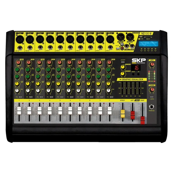 vz 100 II Mesa de Audio Activa de 10 Canales SKP VZ-100 II