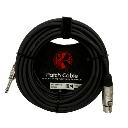 Cable Kirlin XLR Hembra 1/4 Mono Plug 10 MTS MPC282PN