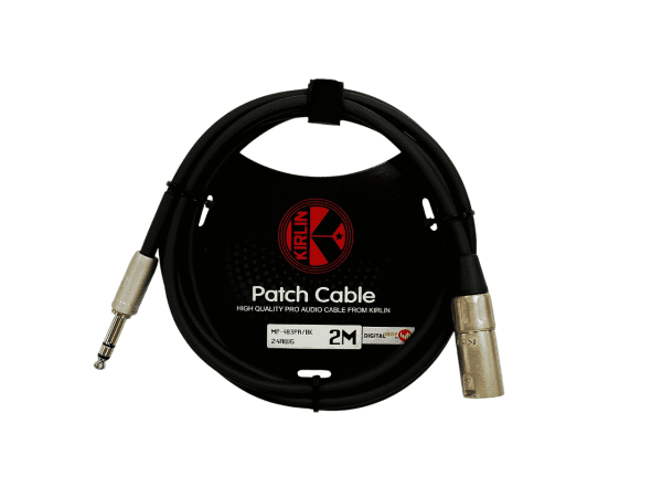 Cable Kirlin XLR Macho 1/4 TRS Plug 2 MTS MP483