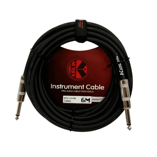 Cable De Instrumento Kirlin 1/4 mono plug IPCV241 6 MT.