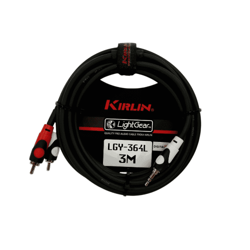 Cable de Audio Miniplug 3,5 mm Stereo a 2 RCA 3 MT Kirlin