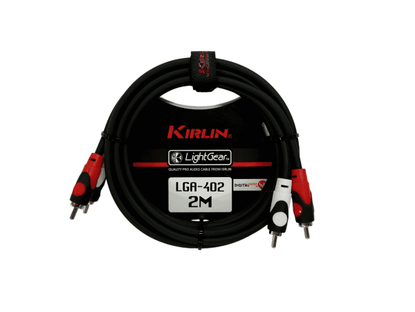 IMG_20251218_133314-Photoroom Cable de Audio Kirlin LGA-402 RCA a 2 RCA 2 MT
