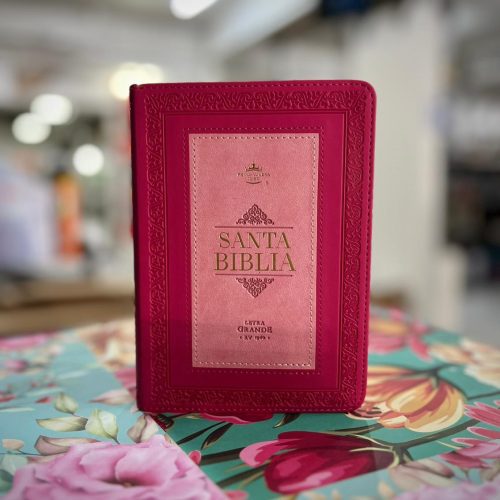 Biblia RVR1960 Rosa Tapa Flexible
