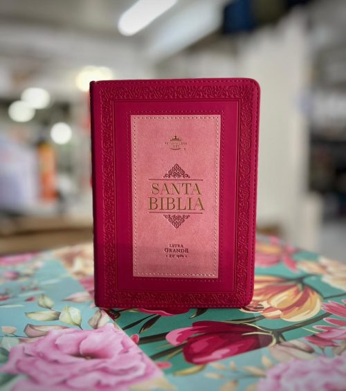 Biblia RVR1960 Rosa Tapa Flexible