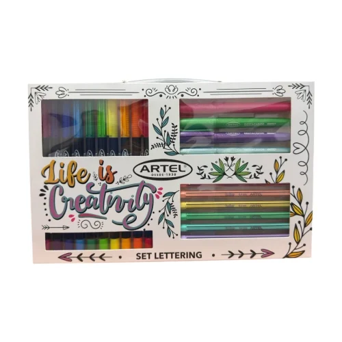 Set de 12 Marcadores para Lettering Artel